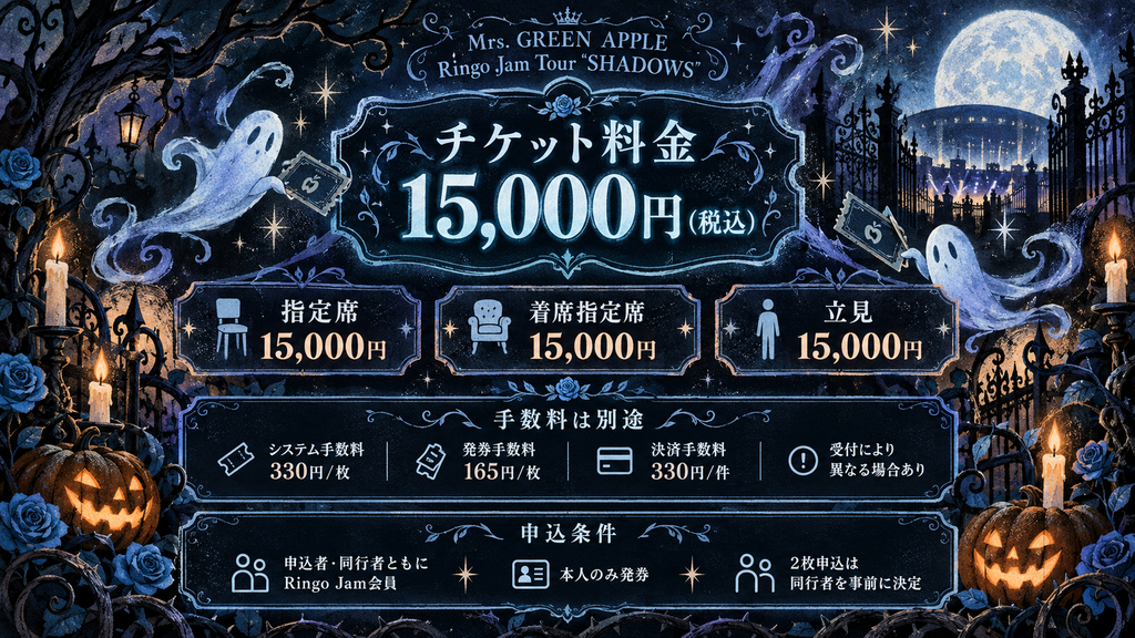 ミセスライブ2026のチケット料金