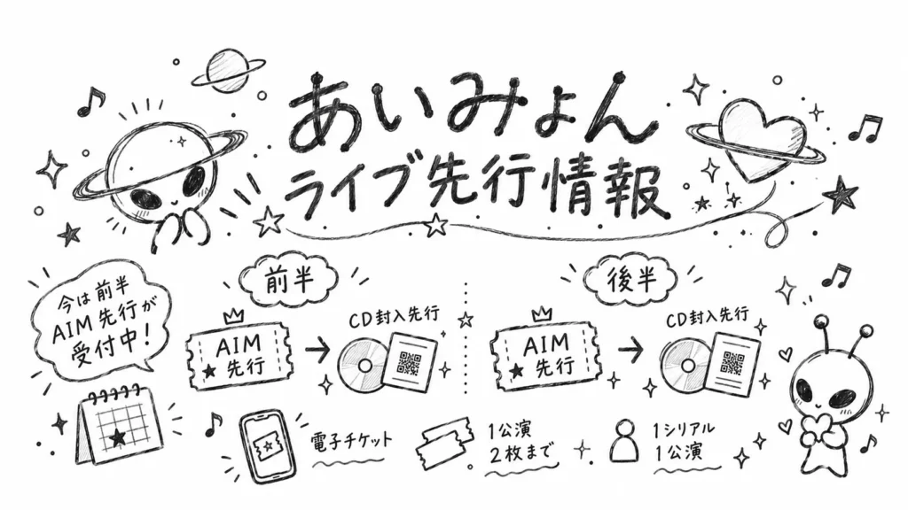 あいみょんのライブチケット先行情報