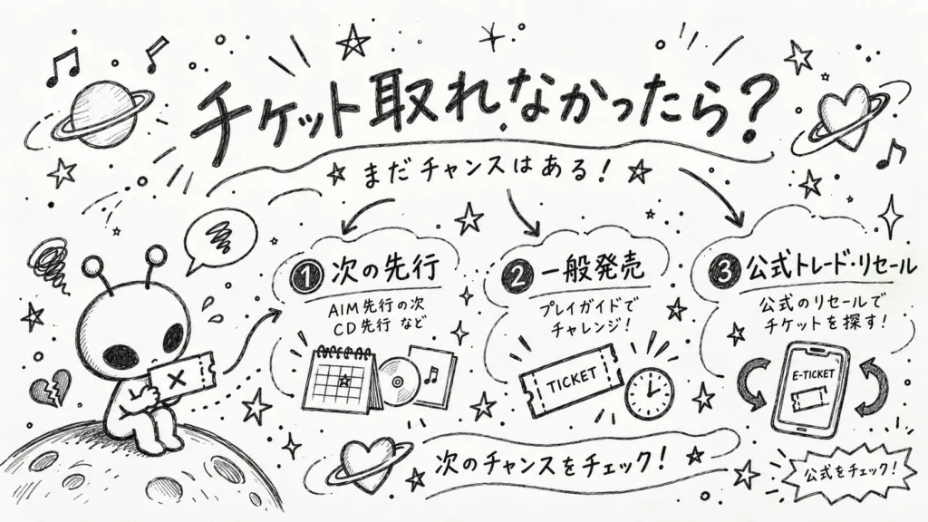 あいみょんのチケットが取れなかった場合の選択肢