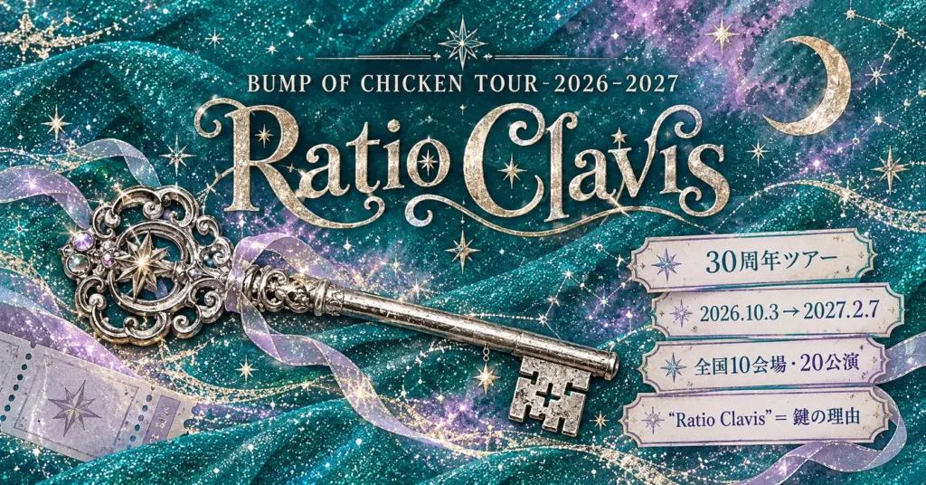 BUMP OF CHICKEN TOUR「Ratio Clavis」の概要